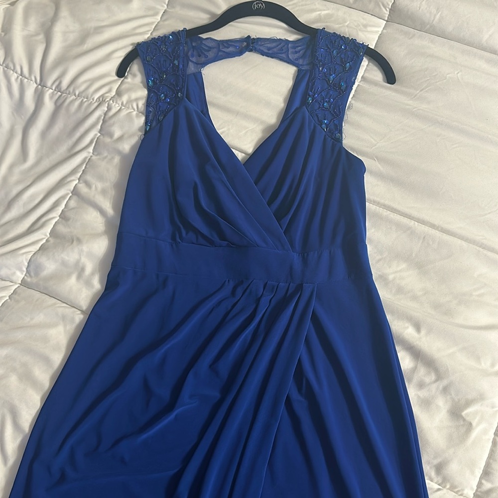 Blue Dress With Sequin